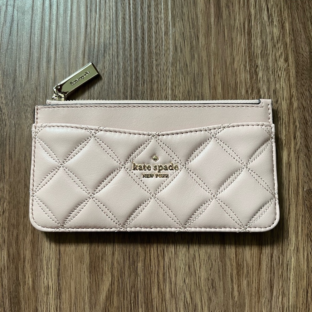 Kate Spade Blush Quilted Wallet